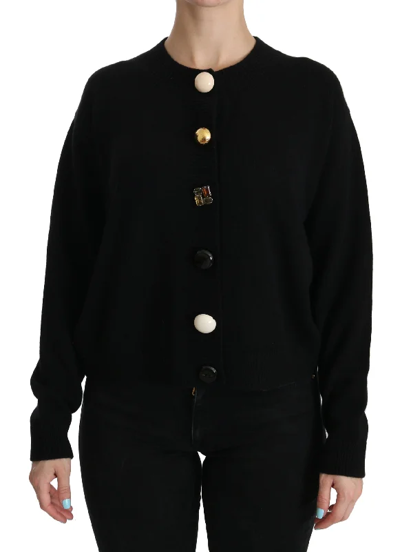 Dolce & Gabbana Button Embellished Cardigan Sweater