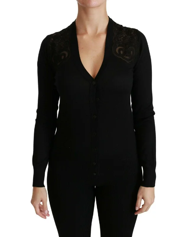 Dolce & Gabbana Lace Cardigan Sweater