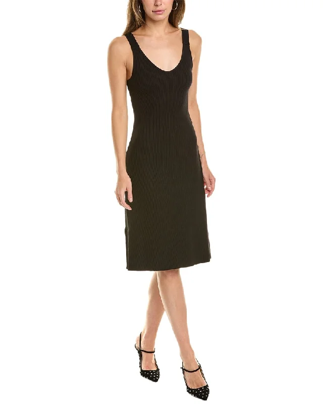 Vince Ribbed Midi Dress