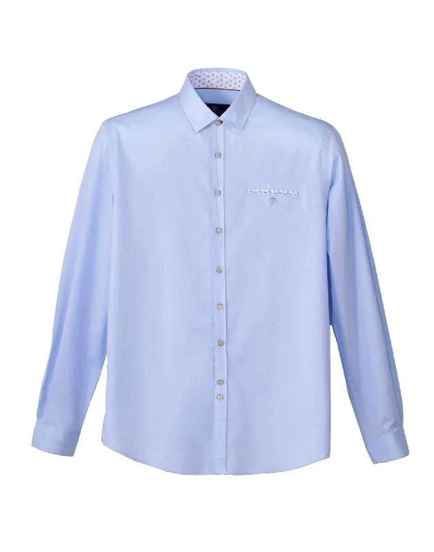 Chemise casual bleu ciel