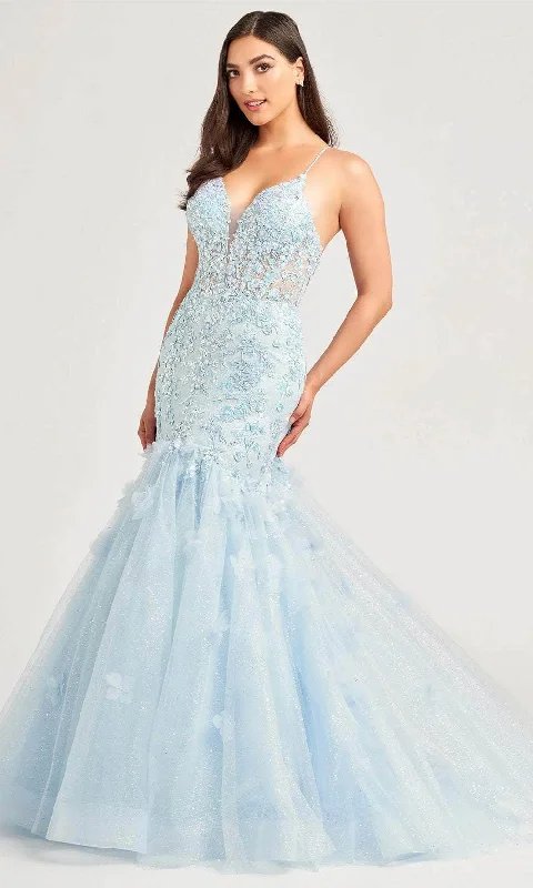 Ellie Wilde EW35080 - Sparkling Embroidered Mermaid Prom Gown