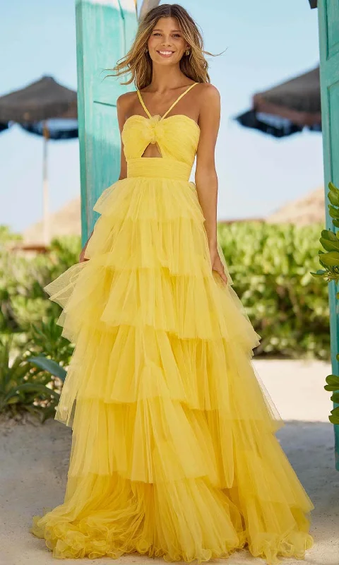 Sherri Hill 56132 - Rosette Cutout Gown