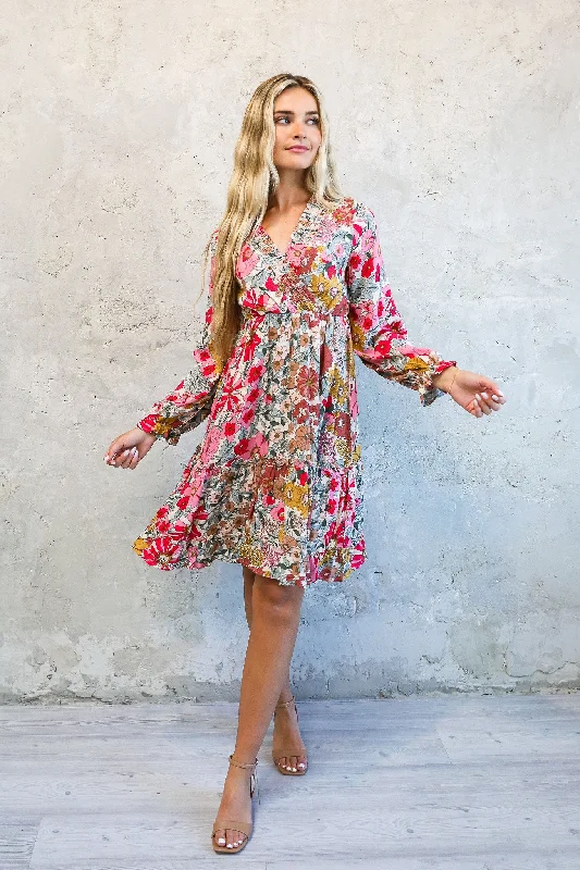 Asher Dress in Sherbet Pink- Misses & Plus (S-4X)