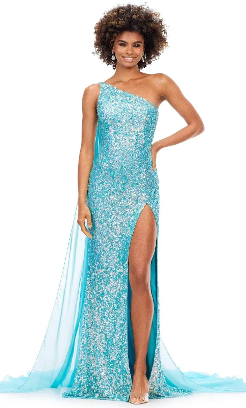 Ashley Lauren 11371 - One Shoulder Gown