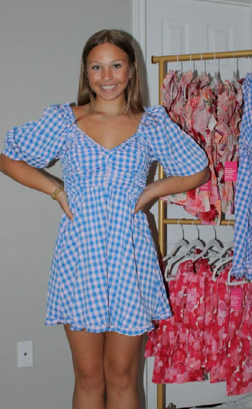 Buddy Love Blue and Pink Dolly Dress