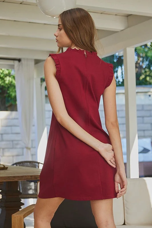 Burgundy Tunic Dress