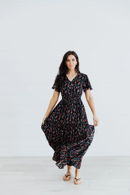 Eden Dress in Radiant Sunset- Misses, Plus & Extended Plus (S-4X)