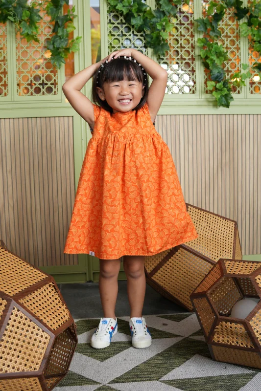 Joyful Gingko Reversible Babydoll Dress