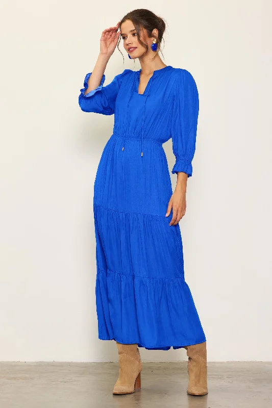 Kelli Dress in Royal Blue- Misses(S)