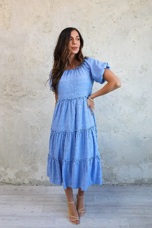 Serena Dress in Ultramarine- Misses & Plus (L-XL,3X)