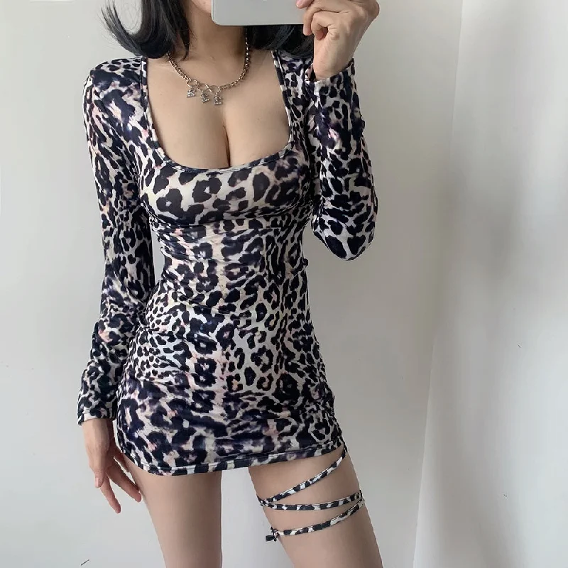 SEXY LEOPARD DRESS YV50006