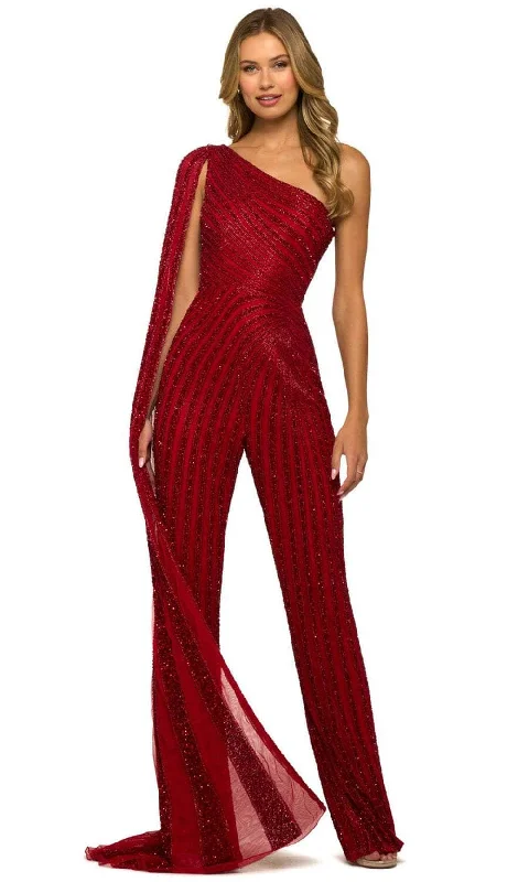 Sherri Hill 55364 - Asymmetric Jumpsuit