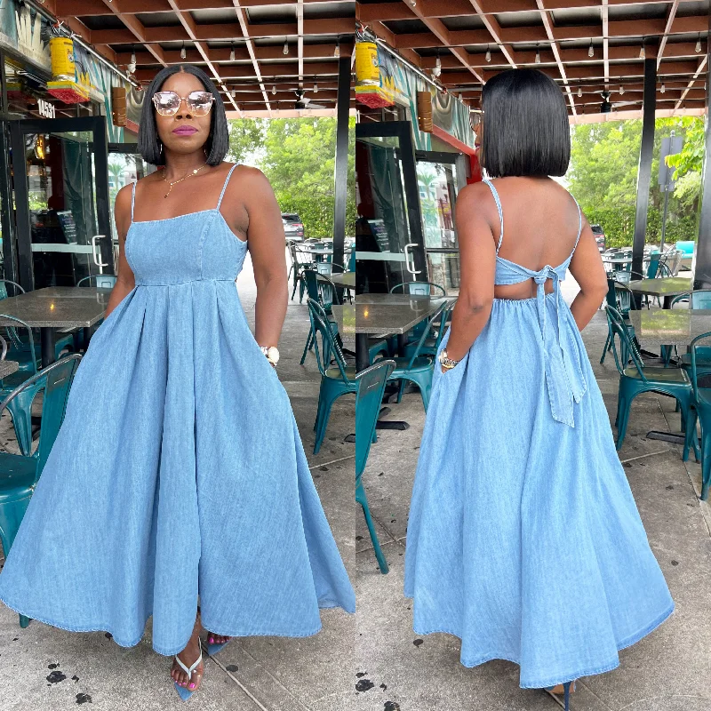 Charise Denim Dress