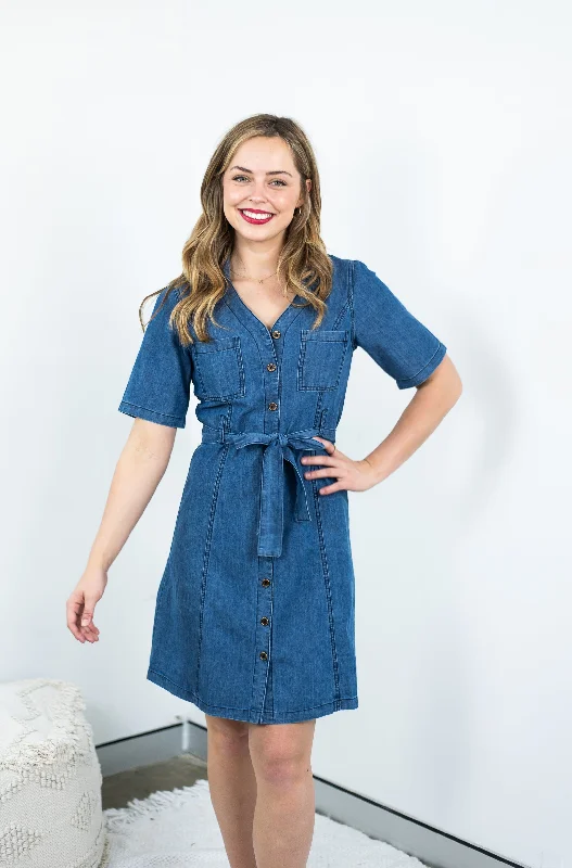 Stevie Denim Dress