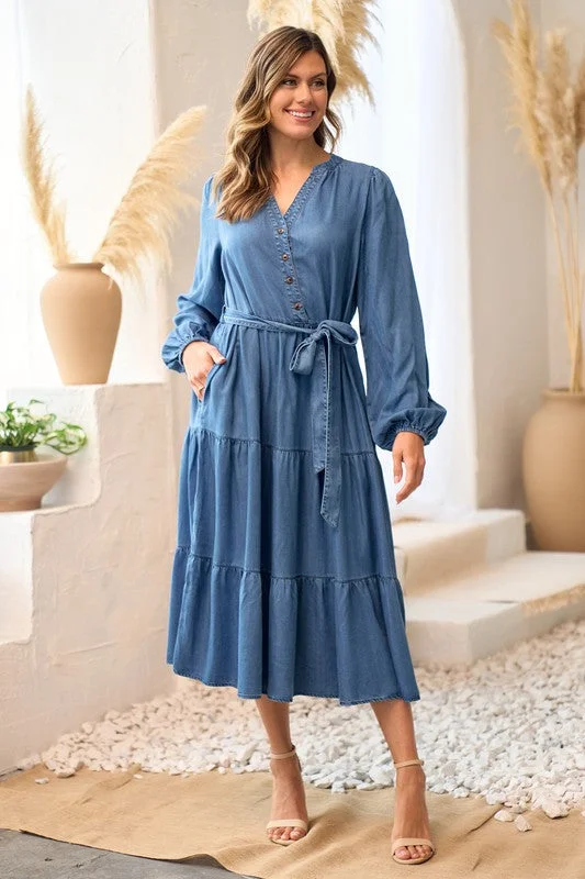 Vivian Denim Dress