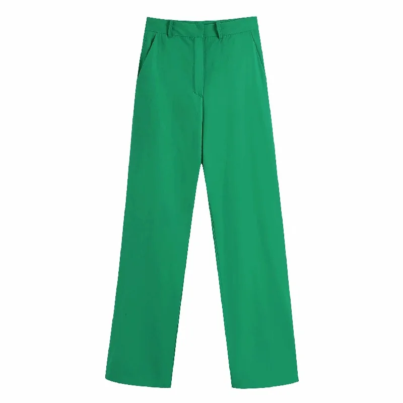 green trousers