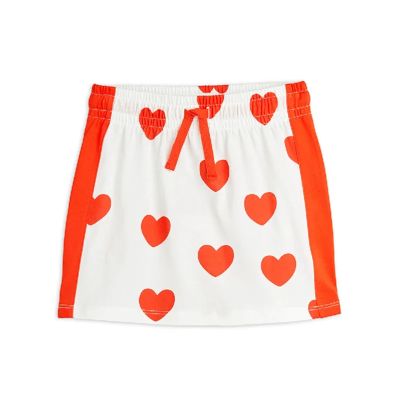 Hearts AOP Skirt by Mini Rodini