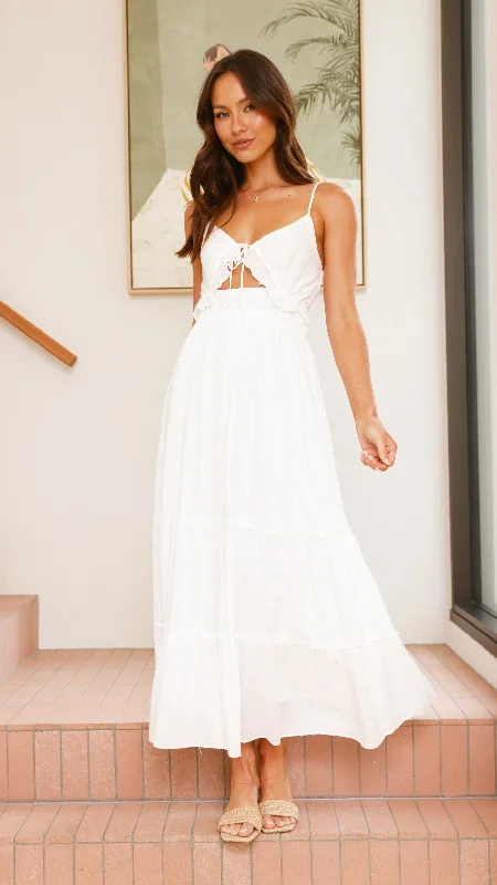 Andrea Maxi Dress - White