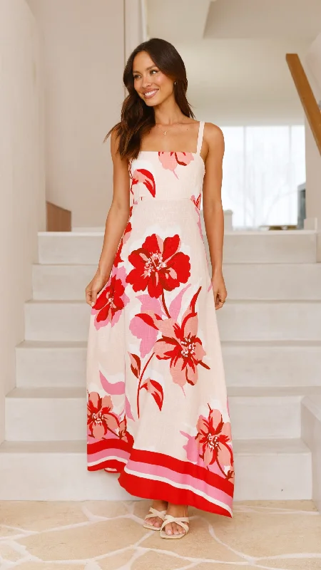 Vida Maxi Dress - Rosabel Print