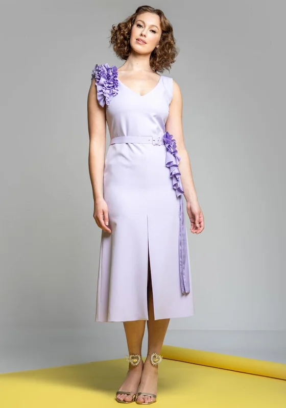 Sisters by Caroline Kilkenny Allie Midi Dress, Lilac